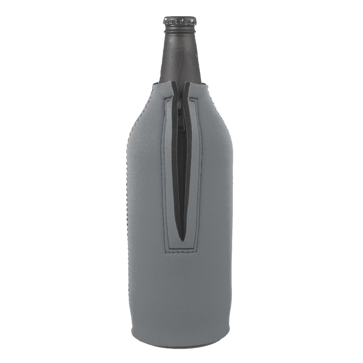 Zip up bottle cooler with base 750ml Front