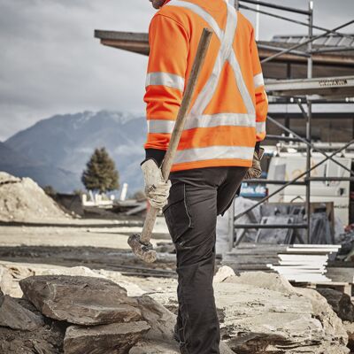 Unisex Hi Vis X Back Rail Jumper ZT660 Thumbnail