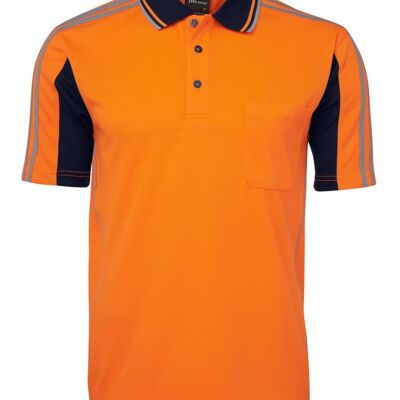 JB's Hi Vis S/S Arm Tape Polo Thumbnail