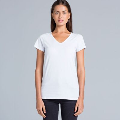 Wo's Bevel V Neck Tee Thumbnail