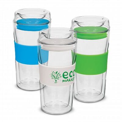 Hot / Cold Double Glass Cup 340ml Thumbnail
