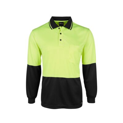 Hi Vis Jacquard Cooldry L/S Polo Thumbnail