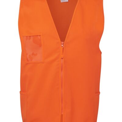 High Vis Zip Safety Vest Thumbnail