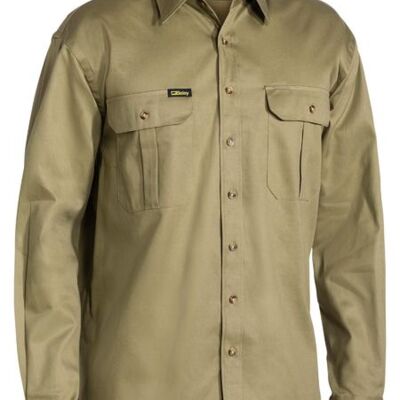 Bisley BS6433 L/S Cotton Drill Shirt Thumbnail