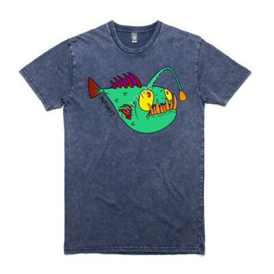 "Archie Anglerfish" Stone Wash Staple Tee Thumbnail