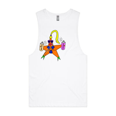 "Sandy Starfish" Barnard Tank Tee Thumbnail