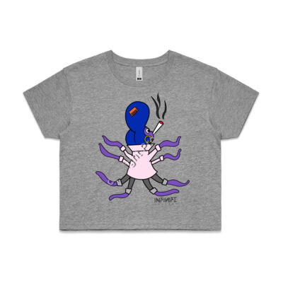 "Max The Mollusc" Crop Tee Thumbnail
