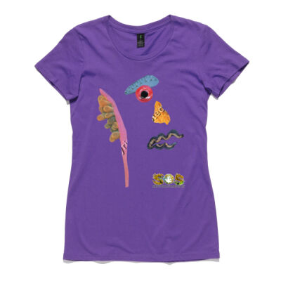 'Plato, The Pacific' Maple Crew Neck Tee Thumbnail