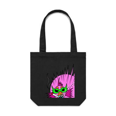 'Pufferfish Peggy' Tote Bag Thumbnail