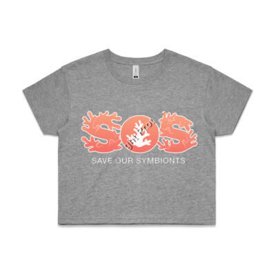 'SOS: Save Our Symbionts' Crop Tee Thumbnail