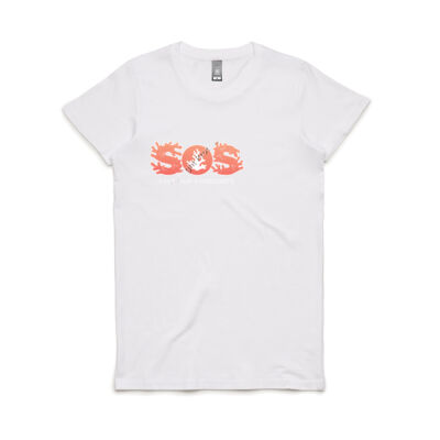 'SOS: Save Our Symbionts' Crew Neck Tee Thumbnail