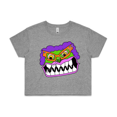 'Patty Pirahna' Crop Tee Thumbnail