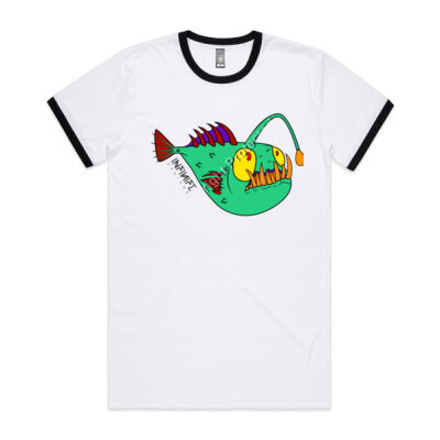 'Archie Anglerfish' Ringer Tee Thumbnail