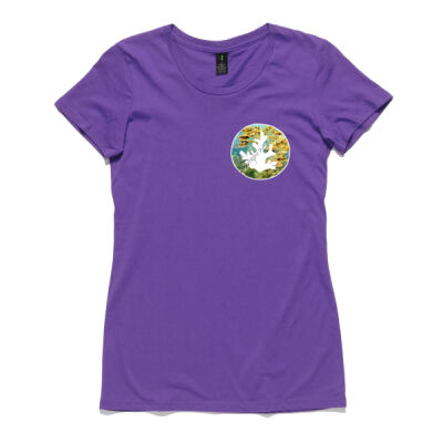 'SOS: Save Our Symbionts' Coral Collage Logo Women's Tee Thumbnail