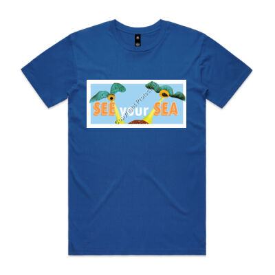 'SEE your SEA' Mens Staple Tee Thumbnail
